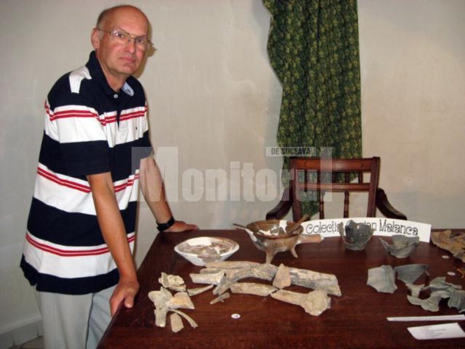Humoreanul Ciprian Malanca și relicvele descoperite în grădină