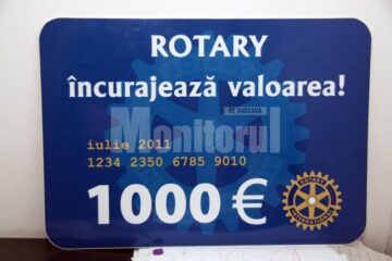 Premiu de 1.000 de euro din partea Clubului Rotary Premiu de 1.000 de euro din partea Clubului Rotary