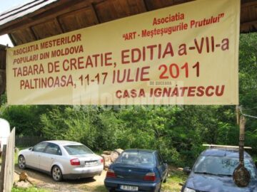 Intrarea în Tabăra de creație de la Păltinoasa