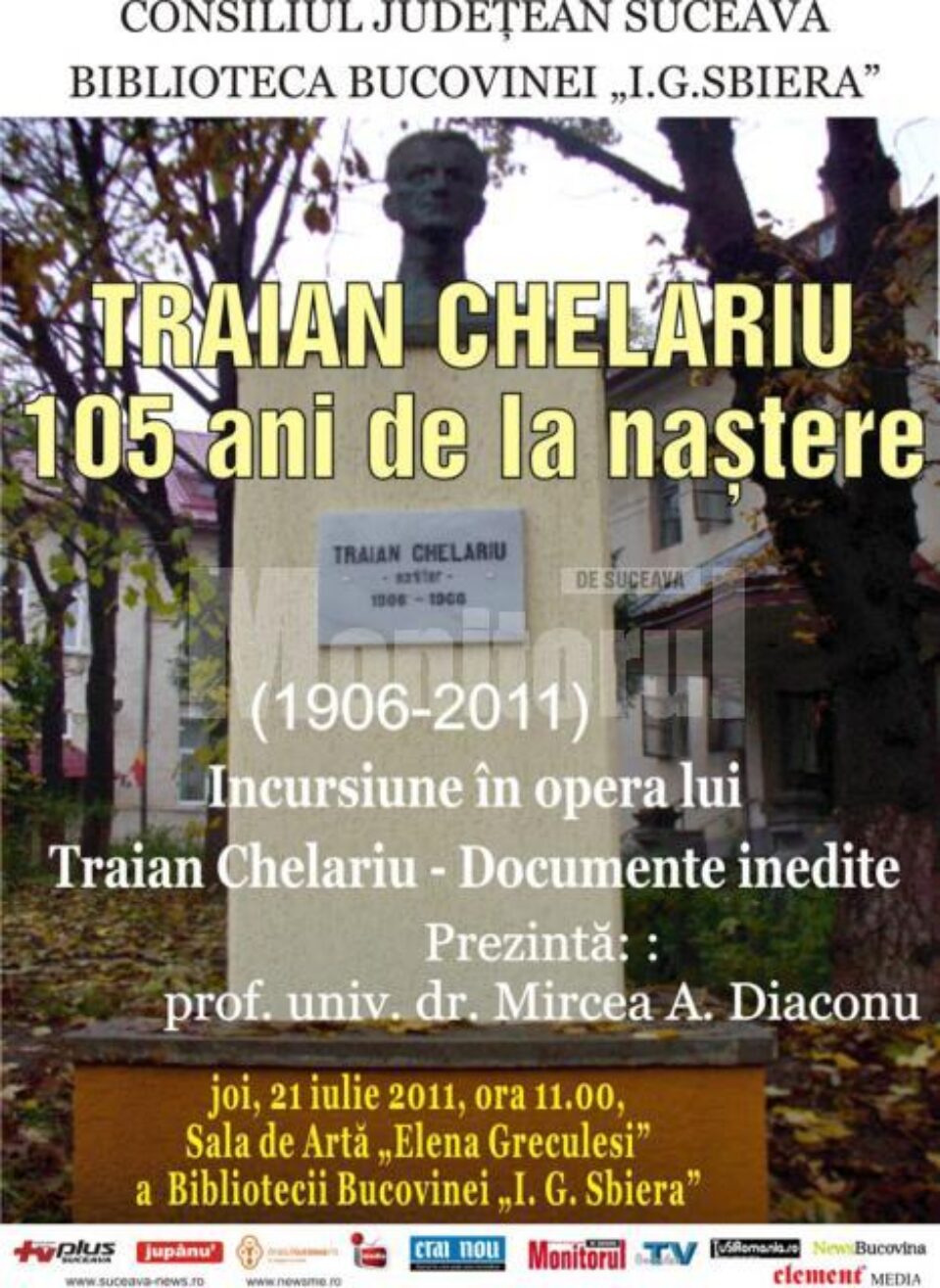 „Traian Chelariu - 105 ani de la naștere”