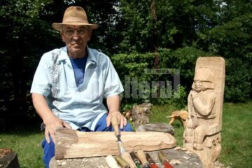 Sculptorul Gheorghe Durac - O clipă de răgaz