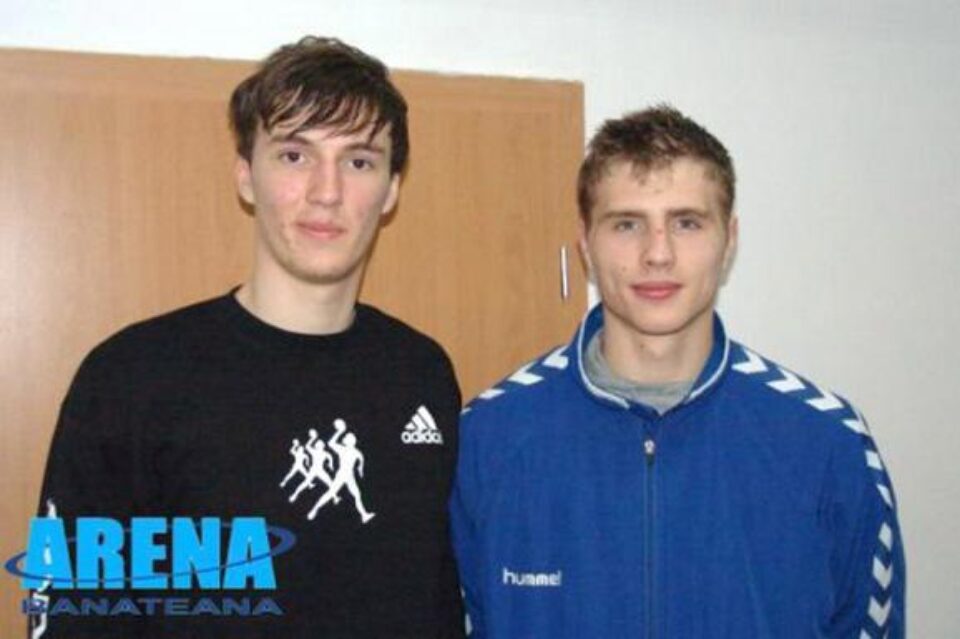 Portarul Dragoș Nedelcu (stânga) și interul dreapta Demis Grigoraș (dreapta) sunt aproape și ei de un transfer la Suceava