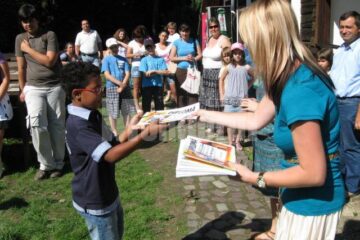 Moment de la înmânarea diplomelor