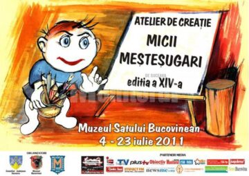 Afișul Atelierului de creație Micii meșteșugari