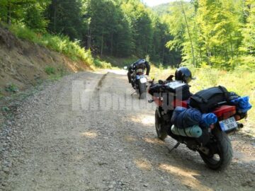 Cei doi motocicliști au de străbătut în jur de 11.000 de kilometri
