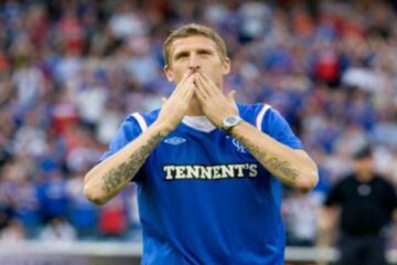 Goian a fost prezentat suporterilor la pauza meciului Glasgow Rangers - Malmo FF