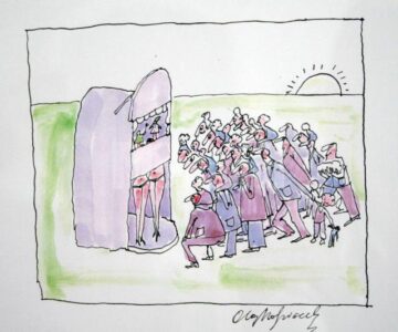 Caricatură de Doru Ghiocel Olaș