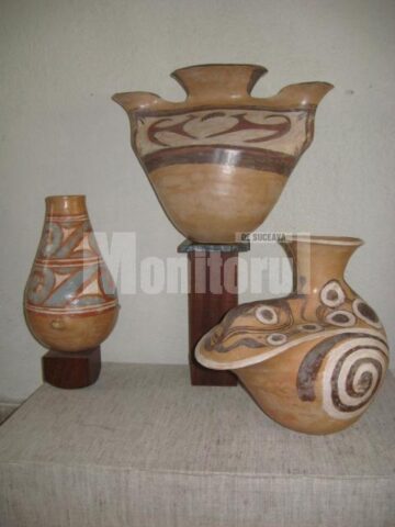 Piese de ceramică realizate de Ion și Nicoleta Elena Mitroi