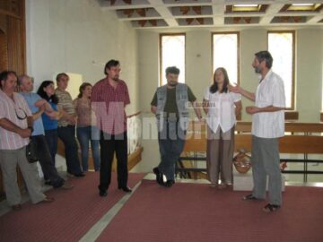 Moment de la deschiderea expoziției