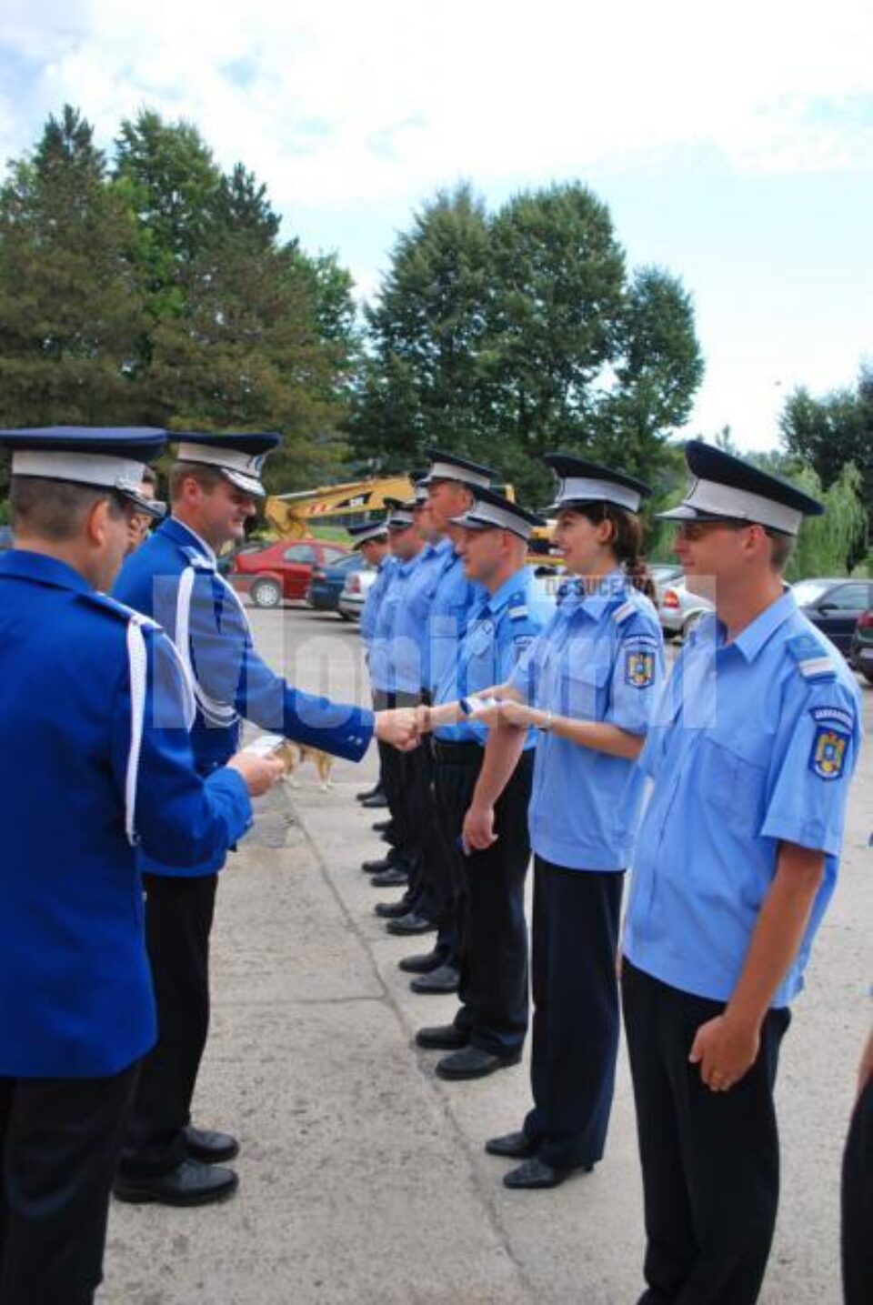 Festivitatea de înmânare a noilor grade