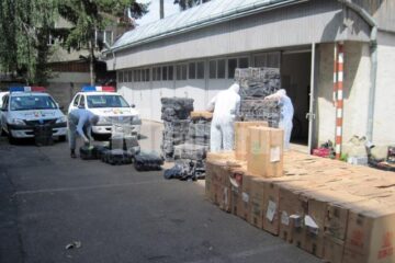 Țigările, evaluate la circa 513.000 de lei, au fost confiscate