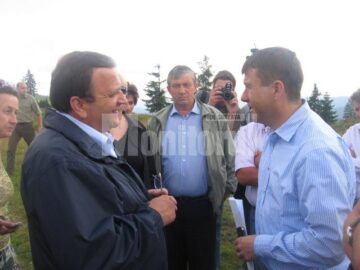 Flutur a discutat cu omologul său din Harghita despre modernizarea drumului prin pasul Bilbor