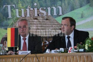 Gheorghe Flutur s-a întâlnit cu delegațiile regiunilor Schwaben - Germania, Mayenne – Franța și Cernăuți – Ucraina
