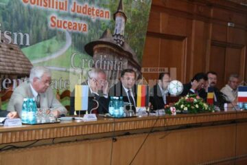 Gheorghe Flutur s-a întâlnit cu delegațiile regiunilor Schwaben - Germania, Mayenne – Franța și Cernăuți – Ucraina
