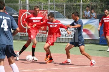 Railex Suceava, echipament roșu, a câștigat trofeul primei ediții