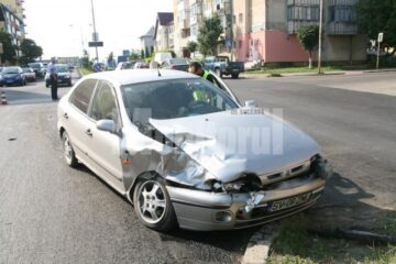 Mașina în care se aflau cei doi angajați ai televiziunii locale