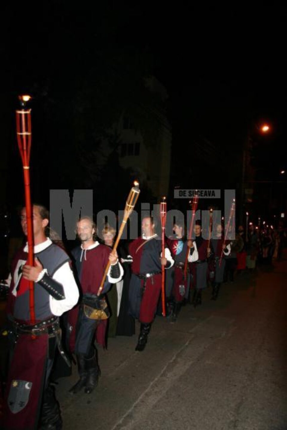 Parada cavalerilor pe străzile Sucevei