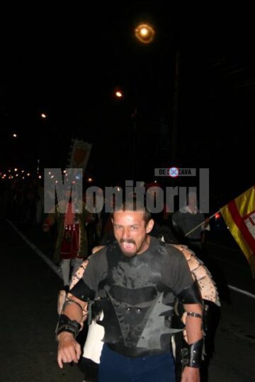 Parada cavalerilor pe străzile Sucevei