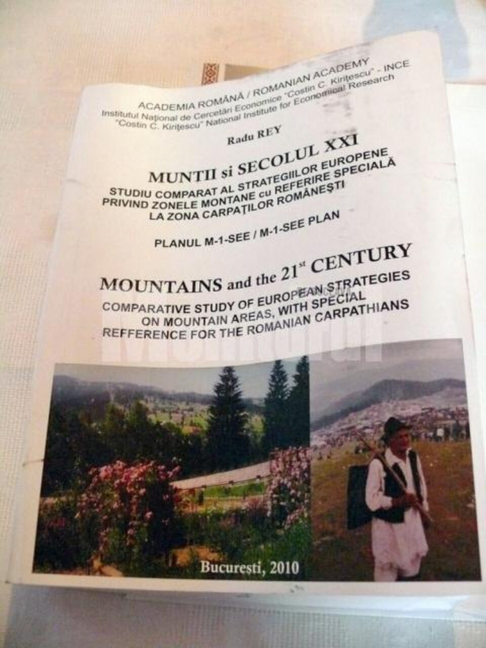 Studiu asupra munților, lansat la Ciocănești