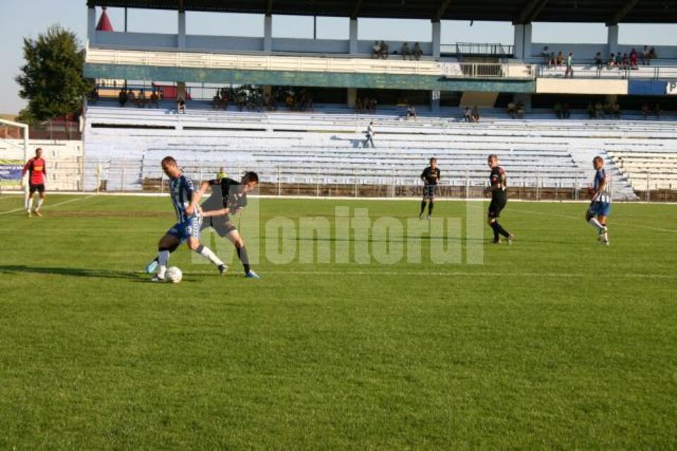 Fotbaliștii lui Sporting s-au zbătut în gol în meciul cu Ceahlăul II Piatra Neamț, din prima etapă etapă a sezonului