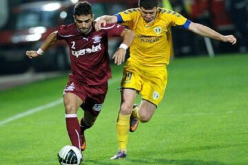 Meciul dintre Universitatea Cluj și Petrolul Ploiești s-a jucat fără spectatori. Foto: evz.ro