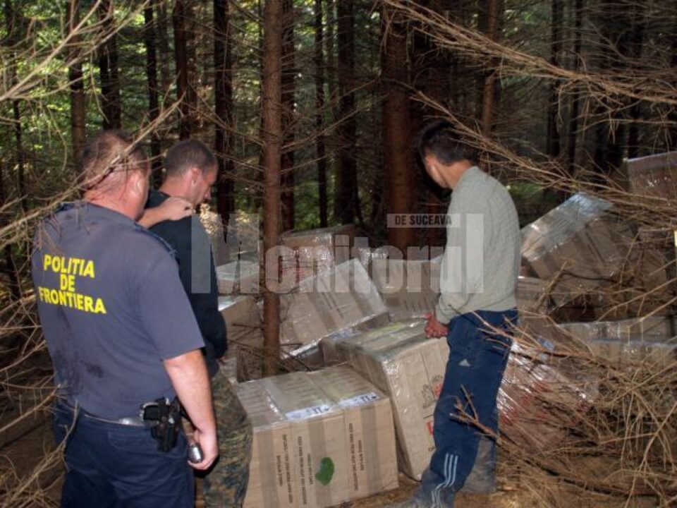 Doi dintre contrabandiștii reținuți la frontieră cu focuri de armă