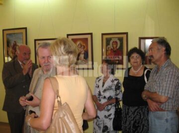 Moment de la deschiderea expoziției