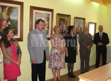 Moment de la deschiderea expoziției