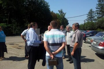 Gheorghe Flutur, prezent la recepționarea lucrările de modernizare a tronsonului de drum Grămești - Siret