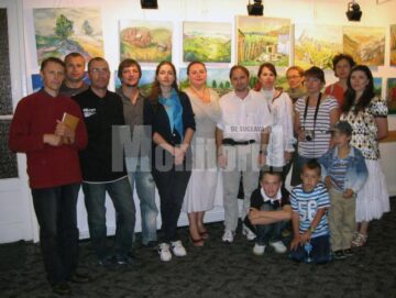 Artiștii luminii la vernisajul expoziției
