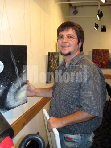 Raul Neret, artistul care lucrează cu lumină lichidă la cel mai mare tablou din lume