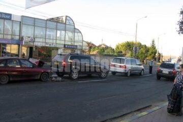Cele trei mașini implicate în accident