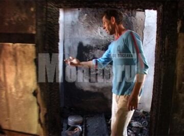 Ce a rămas în urma incendiului care a avut loc în noaptea de luni spre marți, în satul Plopeni