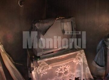 Ce a rămas în urma incendiului care a avut loc în noaptea de luni spre marți, în satul Plopeni