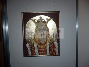 Ștefan cel Mare - pictură de Anghel Vasile Siminiuc