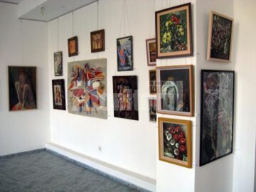 Secvență din expoziția Culoare - Formă - Expresie