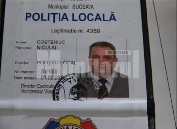 Niculai Costeniuc era angajat la Politia Locala din septembrie 2006
