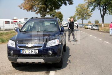 Cu această mașină, Loredana Elena Leonte ar fi tăiat calea autospecialei de poliție