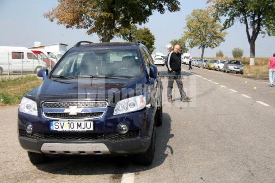 Cu această mașină, Loredana Elena Leonte ar fi tăiat calea autospecialei de poliție