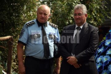 Șeful Politiei Locale și primarul Sucevei, la funeraliile polițistului căzut la datorie