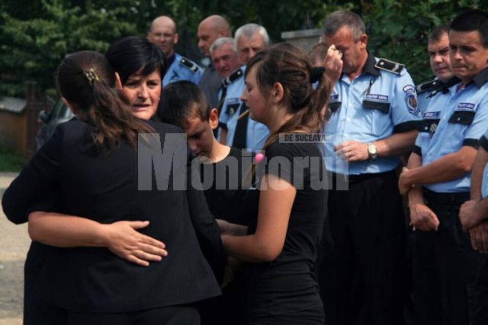 Durerea văduvei îndoliate a adus lacrimi in ochii tuturor