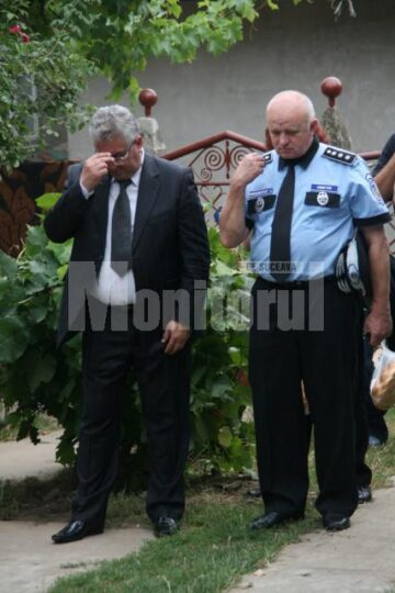 Șeful Politiei Locale și primarul Sucevei, la funeraliile polițistului căzut la datorie
