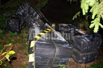 Țigările, în valoare de aproximativ 125.000 de lei (1,25 miliarde de lei vechi) au fost reținute în vederea confiscării