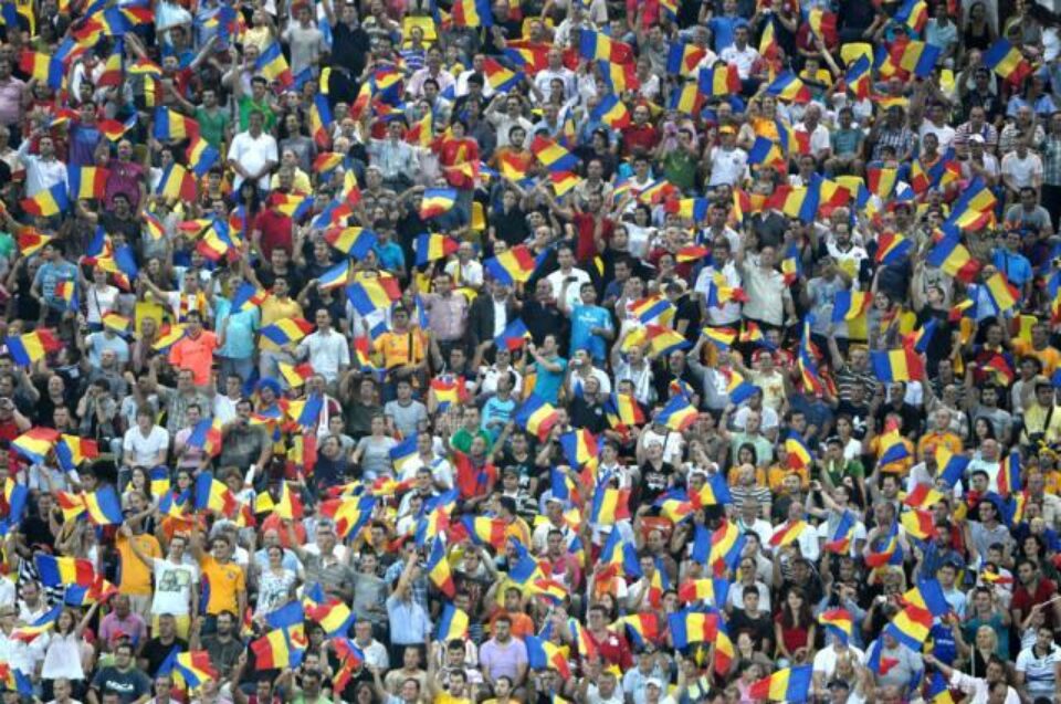 50.000 de spectatori la meciul Romania – Franța. Foto: MediaFax