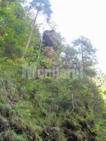 Uriași de piatra păzesc Cheile Lăcatei