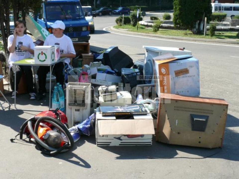 Acțiunea a fost organizată în cadrul campaniei „Locul deșeurilor nu este în casă. Trimite-le la plimbare!”