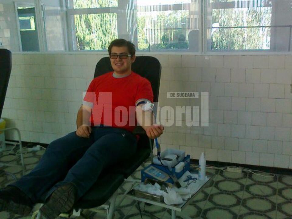 Tinerii din UNPR Suceava au donat sânge