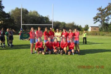 Deși nu sunt specialiști în rugbiul în 7, elevii antrenați de Dumitru Livadaru s-au descurcat onorabil la turneul din Polonia