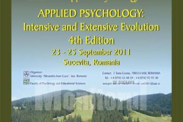 Conferința internațională „Psihologia aplicată: evoluție intensivă și extensivă” debutează astăzi la Sucevița