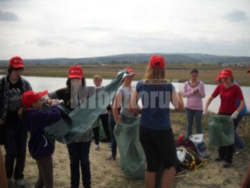 Tineri din întreg județul s-au mobilizat la cea mai mare acțiune de ecologizare